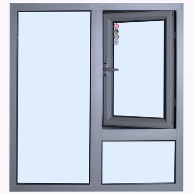 ποιότητας  Folding Screen 1 Hour /1.5 Hour Cutoff Bridge Aluminum Alloy Fire Proof Glass Casement Window εργοστάσιο