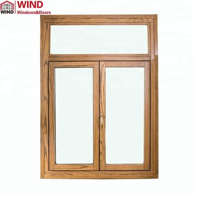 ποιότητας  Swing CE Certification Airtight Aluminum Clad Timber Flush Profile Casement Windows εργοστάσιο