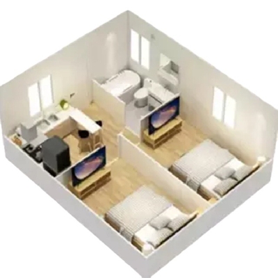 China modern cheap 20 40 ft luxury steel house prefab modular homes prefab modular homes